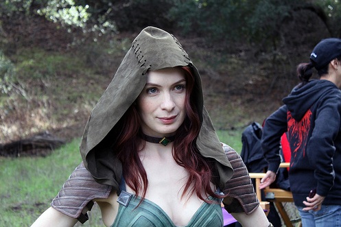 Felicia Day is Tallis, an Elven Assassin
