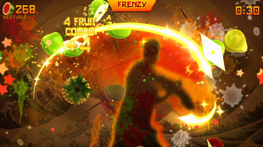 fruit ninja kinect