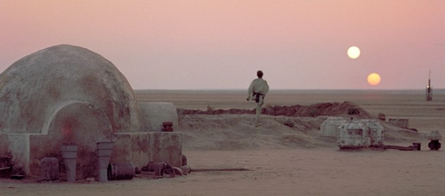 binary sunset